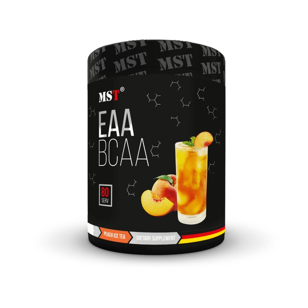 Незамінні амінокислоти MST Nutrition BCAA EAA Zero, 1.04 кг - Персиковий чай з вітамінами групи В