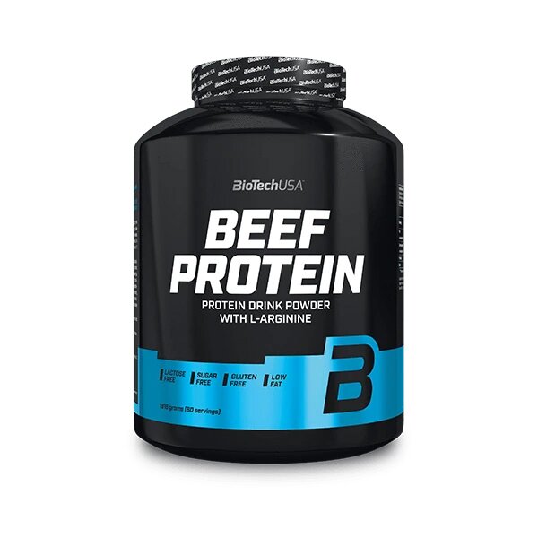 Протеїн BioTech Beef Protein, 1.8 кг - Полуниця
