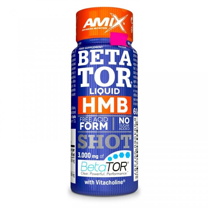 Післятренувальний комплекс AMIX BetaTor Liquid HMB Shot, 60 мл - Ягоди