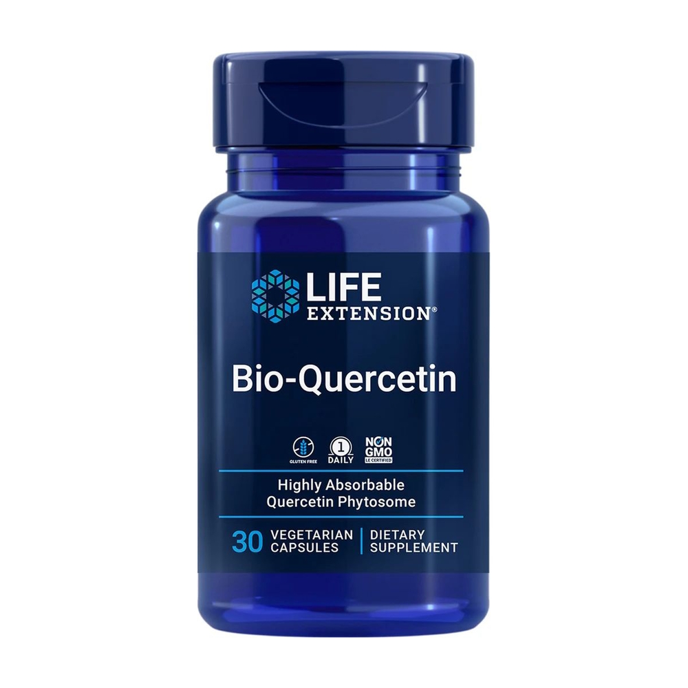 Біо-кверцетин Life Extension Bio-Quercetin, 30 вегакапсул для підтримки серцево-судинної системи