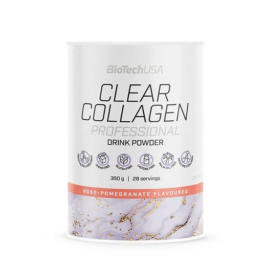 Колаген BioTech Clear Collagen Professional, 350 грам - Троянда-гранат для підтримки суглобів