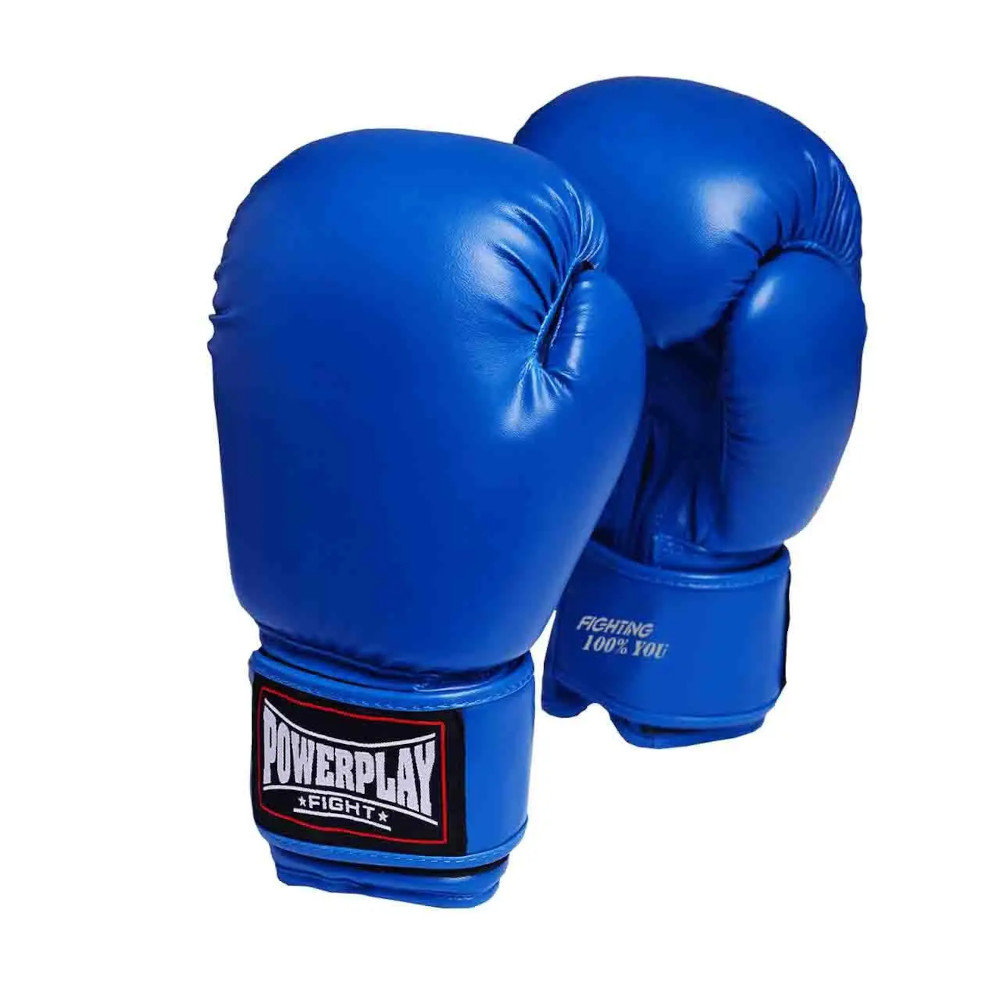 Рукавиці боксерські Power Play PP 3004, Blue - 14 унцій