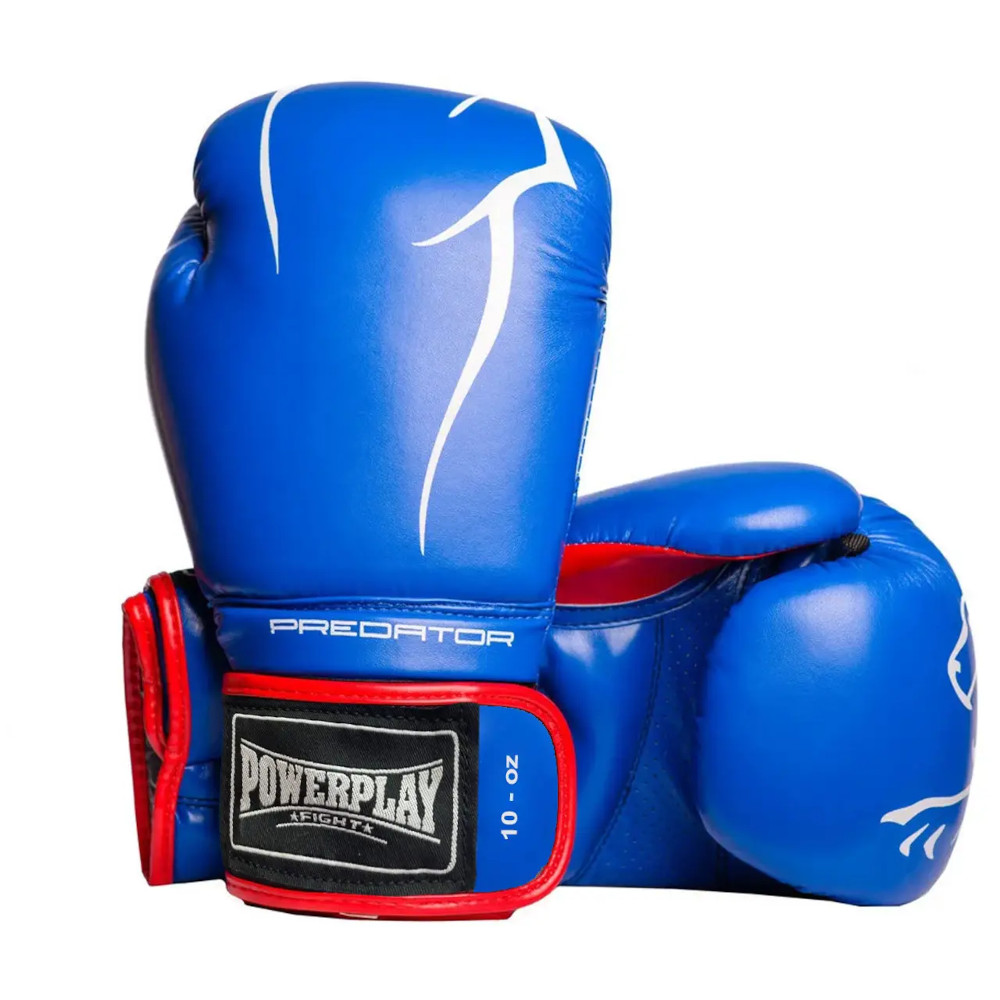 Рукавиці боксерські Power Play PP 3018, Blue - 10 унцій