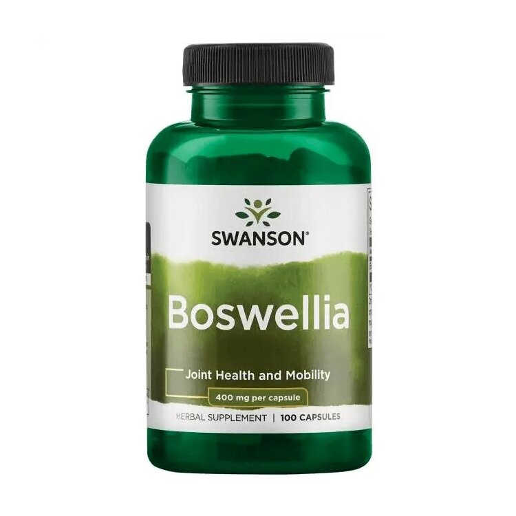 Екстракт босвелії Swanson Boswellia 400 mg, 100 капсул для підтримки суглобів