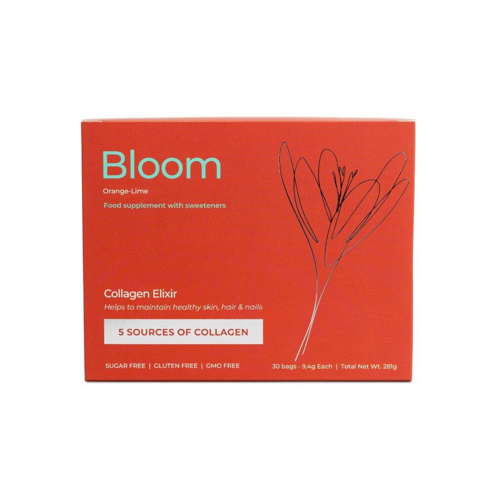 Колаген Progress Nutrition Bloom Collagen, 30 стіків - Апельсин-лайм