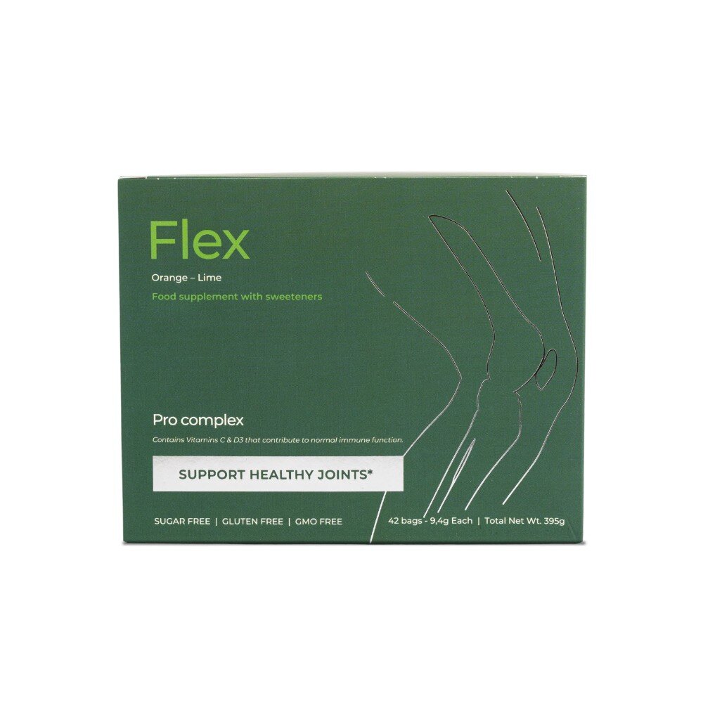 Комплекс для суглобів і зв’язок Progress Nutrition Flex Pro Complex, 42*9.4 грам - Апельсин-лайм