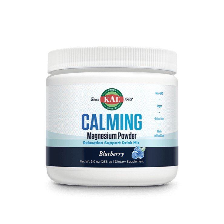 Магній гліцинат KAL Calming Magnesium Powder, 256 грам - Чорниця