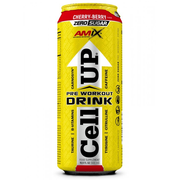 Передтренувальний комплекс AMIX CellUp Drink, 500 мл - Вишня