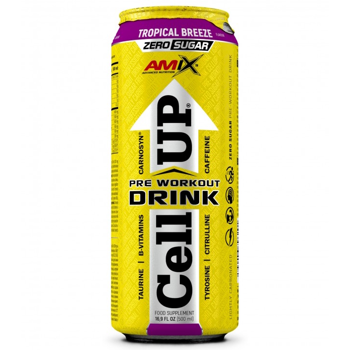 Передтренувальний комплекс AMIX CellUp Drink, 500 мл - Тропічний