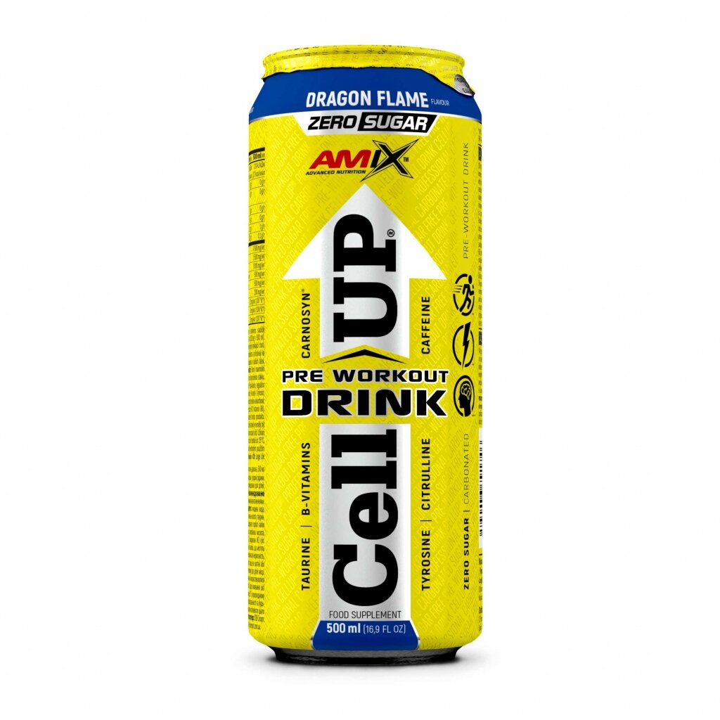 Передтренувальний комплекс AMIX CellUp Drink, 500 мл - Dragon flame