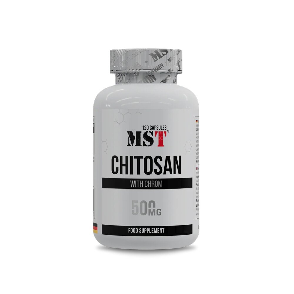 Хітозан та хром MST Nutrition Chitosan with Chrom, 120 капсул