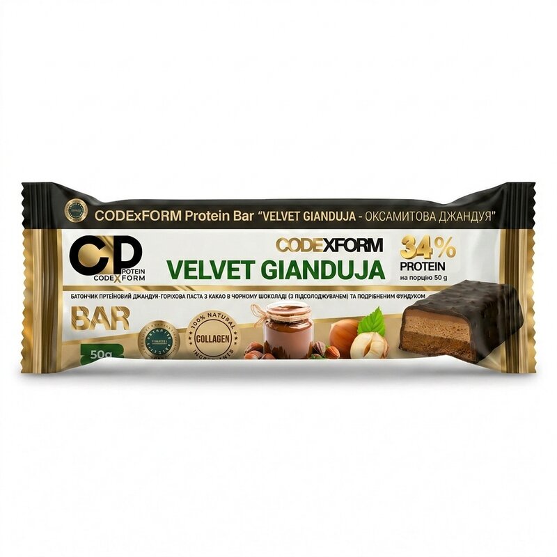 Протеїновий батончик CODExFORM Protein Bar, 50 грам - Джандуя