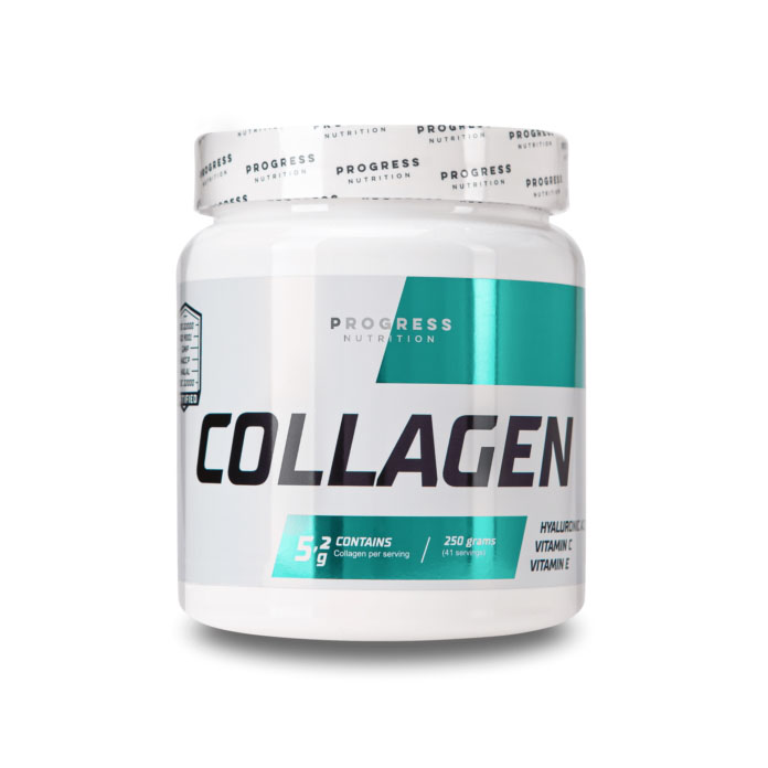 Препарат для суглобів і зв'язок Progress Nutrition Collagen, 250 грам - Зелене яблуко