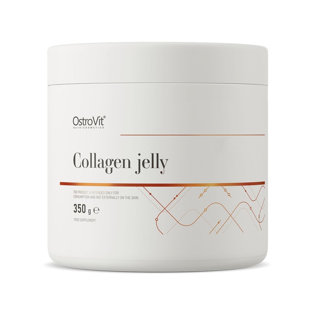 Препарат для суглобів і зв'язок OstroVit Collagen Jelly, 350 грам - Полуниця