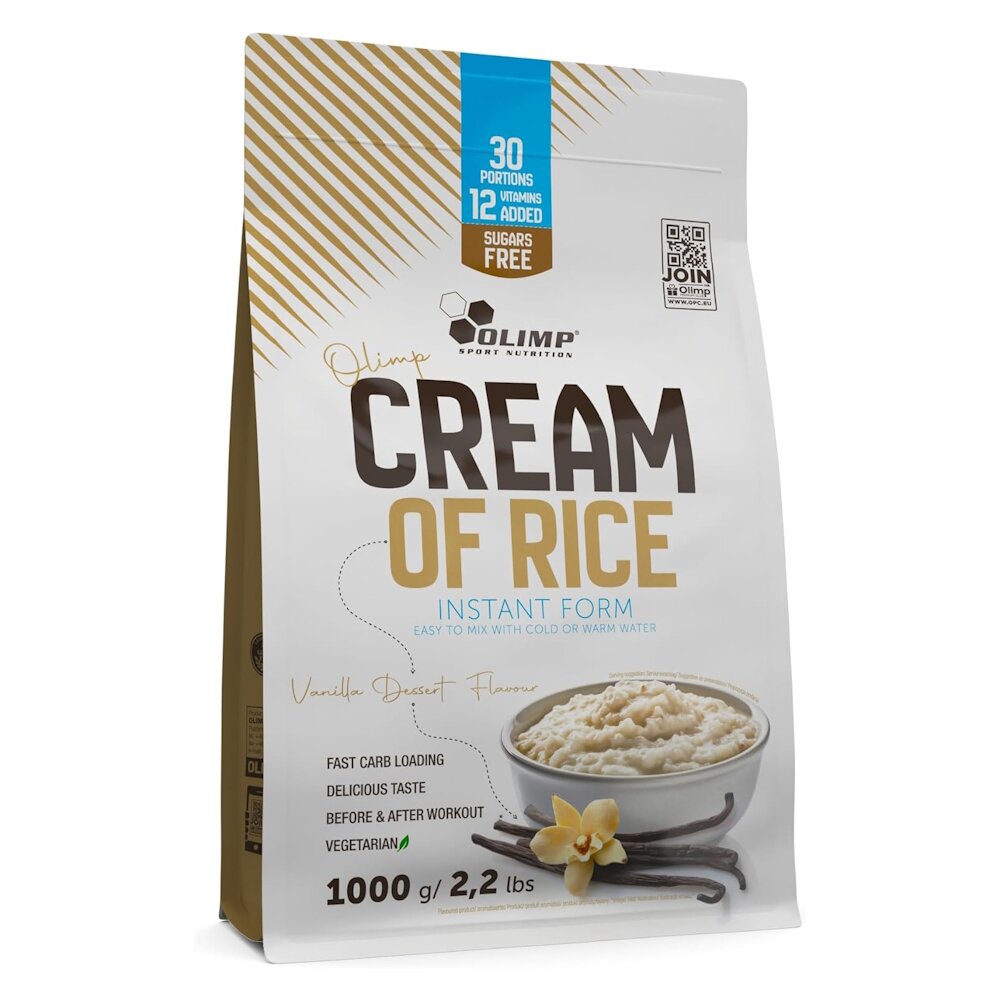 Замінник харчування Olimp Sport Nutrition Cream of Rice Instant Form, 1 кг - Ваніль