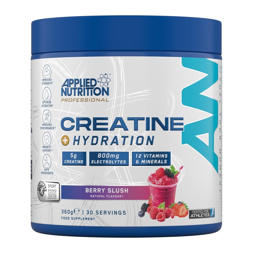 Креатин Applied Nutrition Creatine + Hydration, 30 порцій - Ягідне смузі