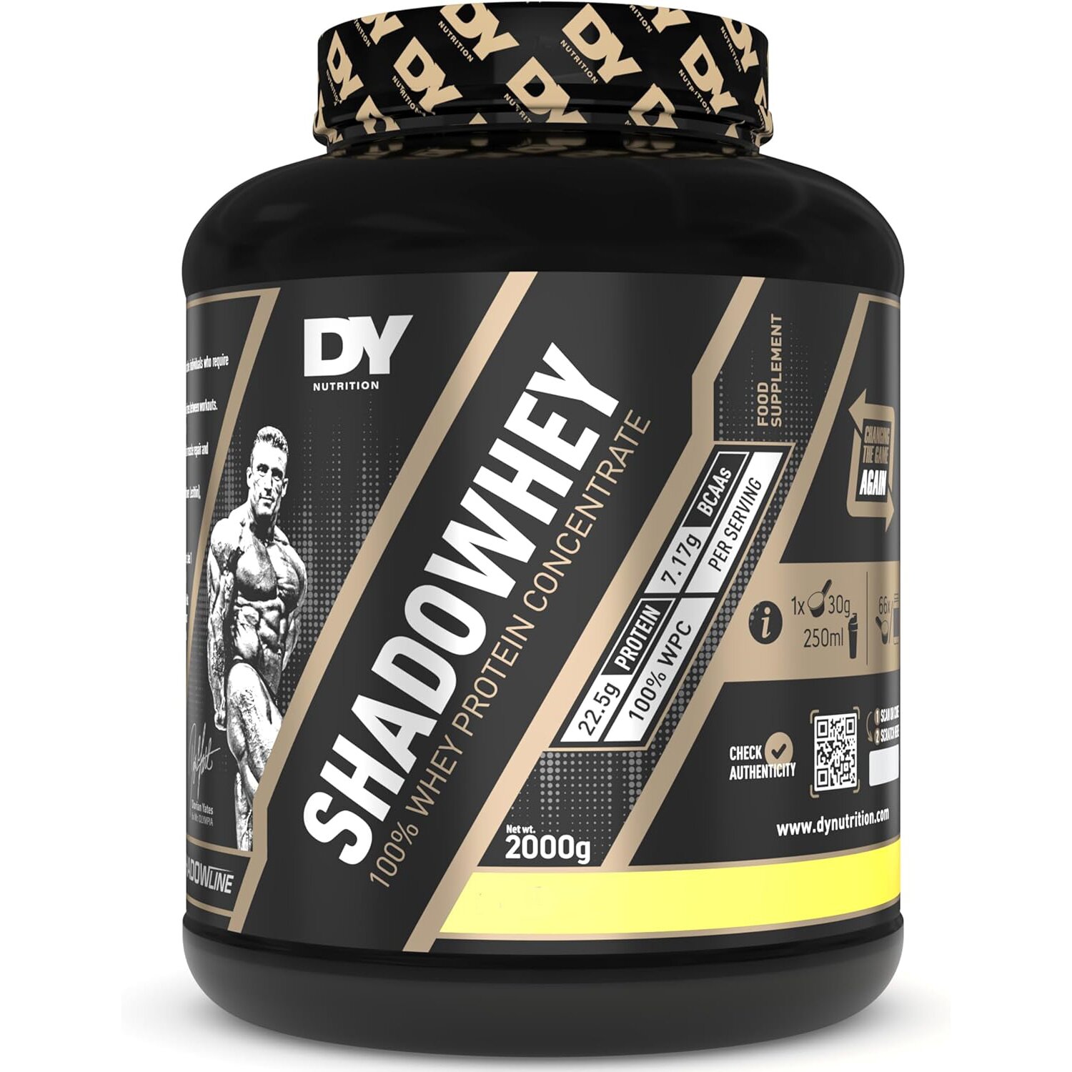 Сироватковий концентрат Dorian Yates ShadowWhey, 2 кг - Шоколад-фундук
