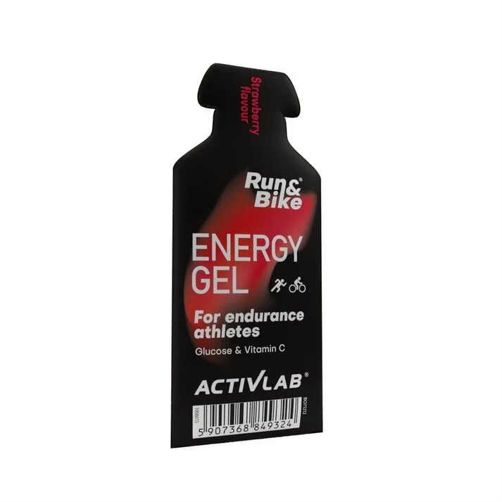 Енергетичний гель ActivLab Run&Bike Energy Gel, 40 грам - Полуниця