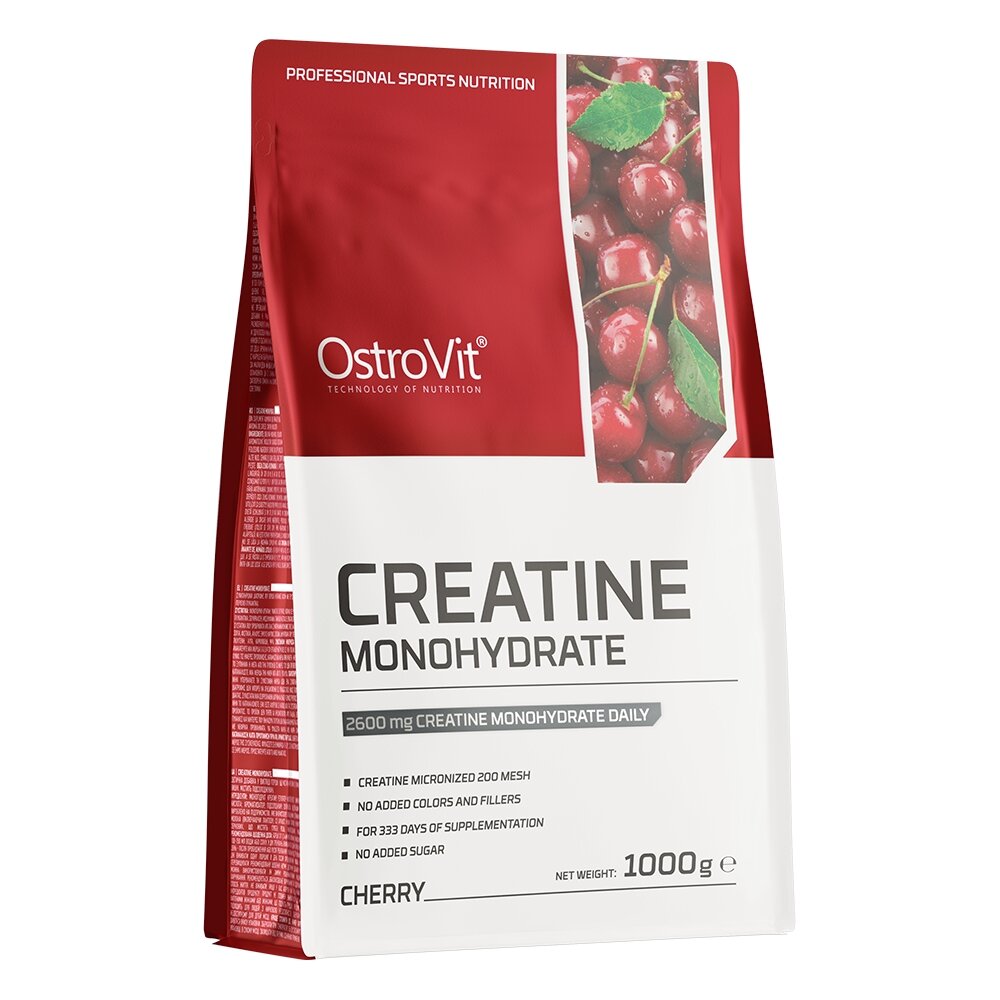 Креатин OstroVit Creatine Monohydrate, 1 кг - Вишня