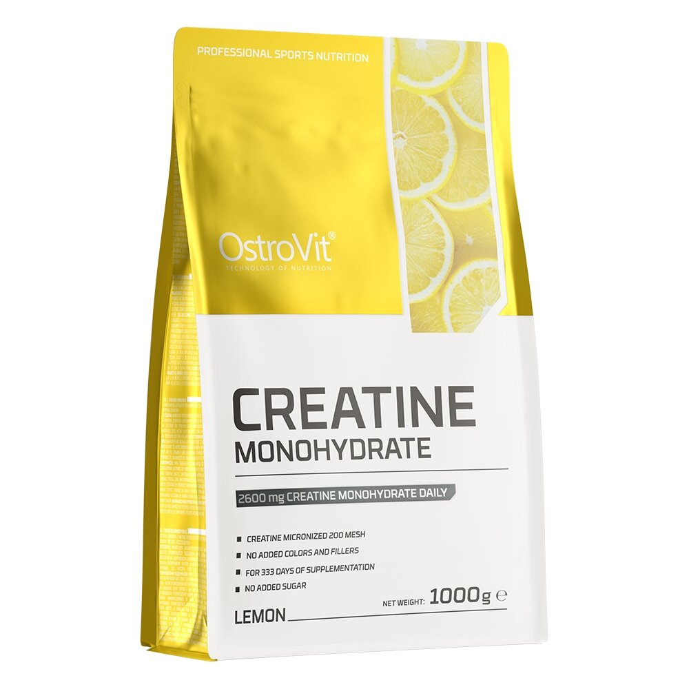 Креатин OstroVit Creatine Monohydrate, 1 кг - Лимон