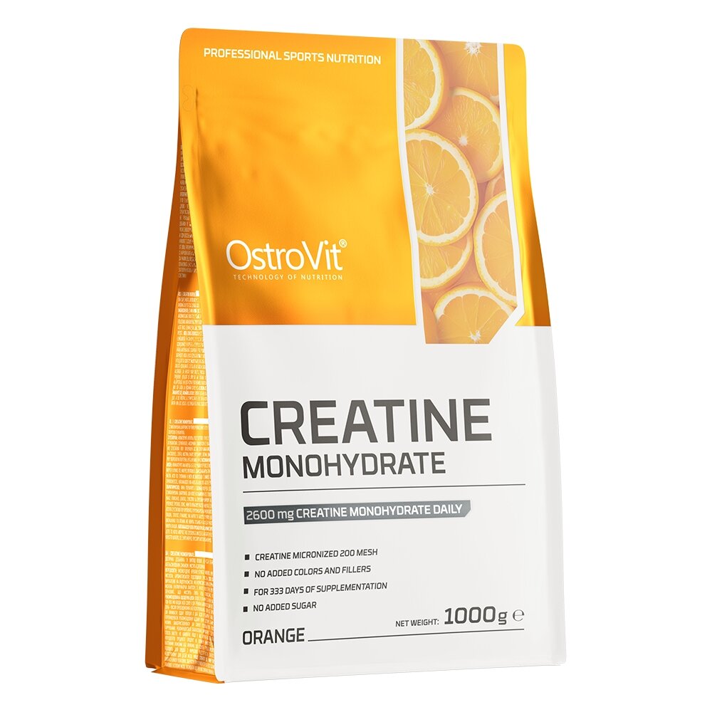 Креатин OstroVit Creatine Monohydrate, 1 кг - Апельсин
