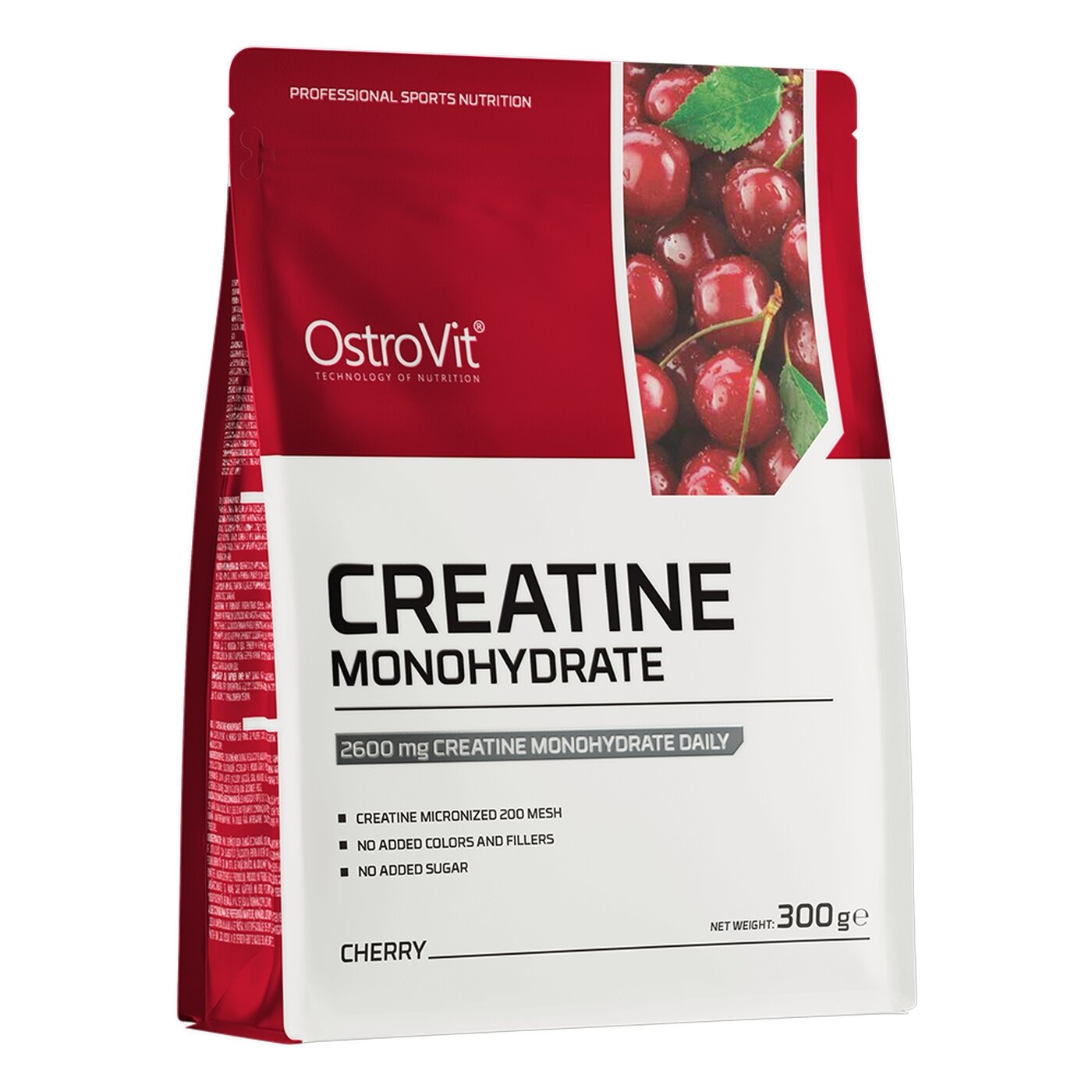 Креатин OstroVit Creatine Monohydrate, 300 грам - Вишня