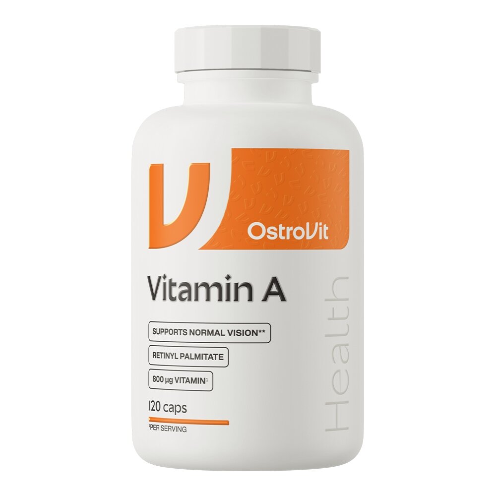 Ретинилпальмитат OstroVit Vitamin A, 120 капсул