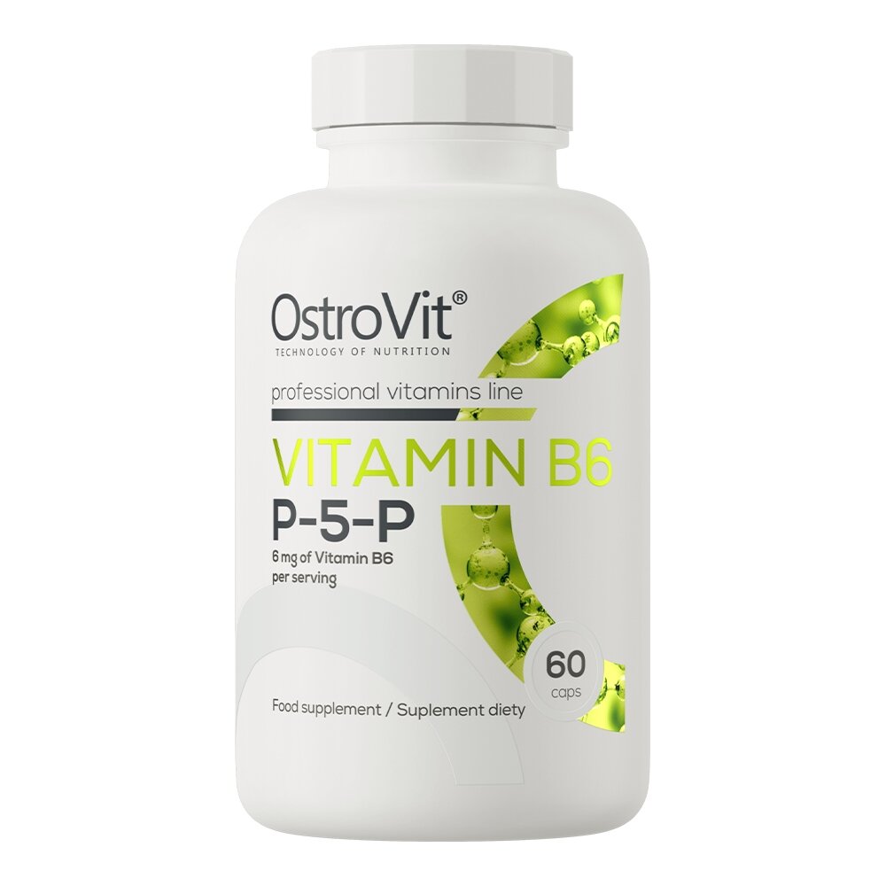 Вітамін В6 OstroVit Vitamin B6 P-5-P, 60 капсул