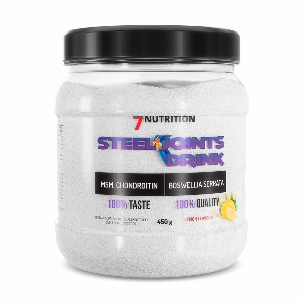 Препарат для суглобів і зв'язок 7 Nutrition Steel Joint Drink, 450 грам - Лимон