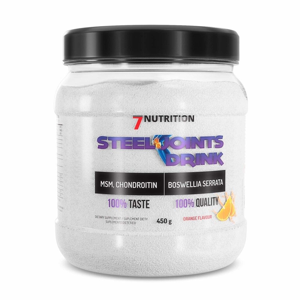 Препарат для суглобів і зв'язок 7 Nutrition Steel Joint Drink, 450 грам - Апельсин