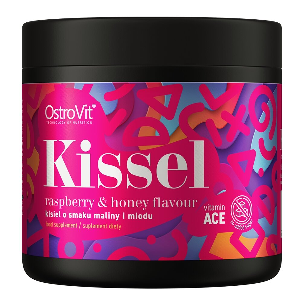 Замінник харчування OstroVit Kissel, 200 грам - Малина-мед