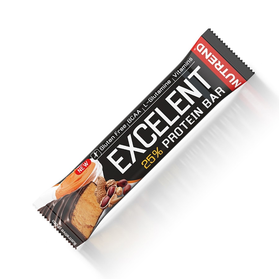 Батончик Nutrend Excelent Protein Bar, 85 грам - Арахісова паста в молочному шоколаді