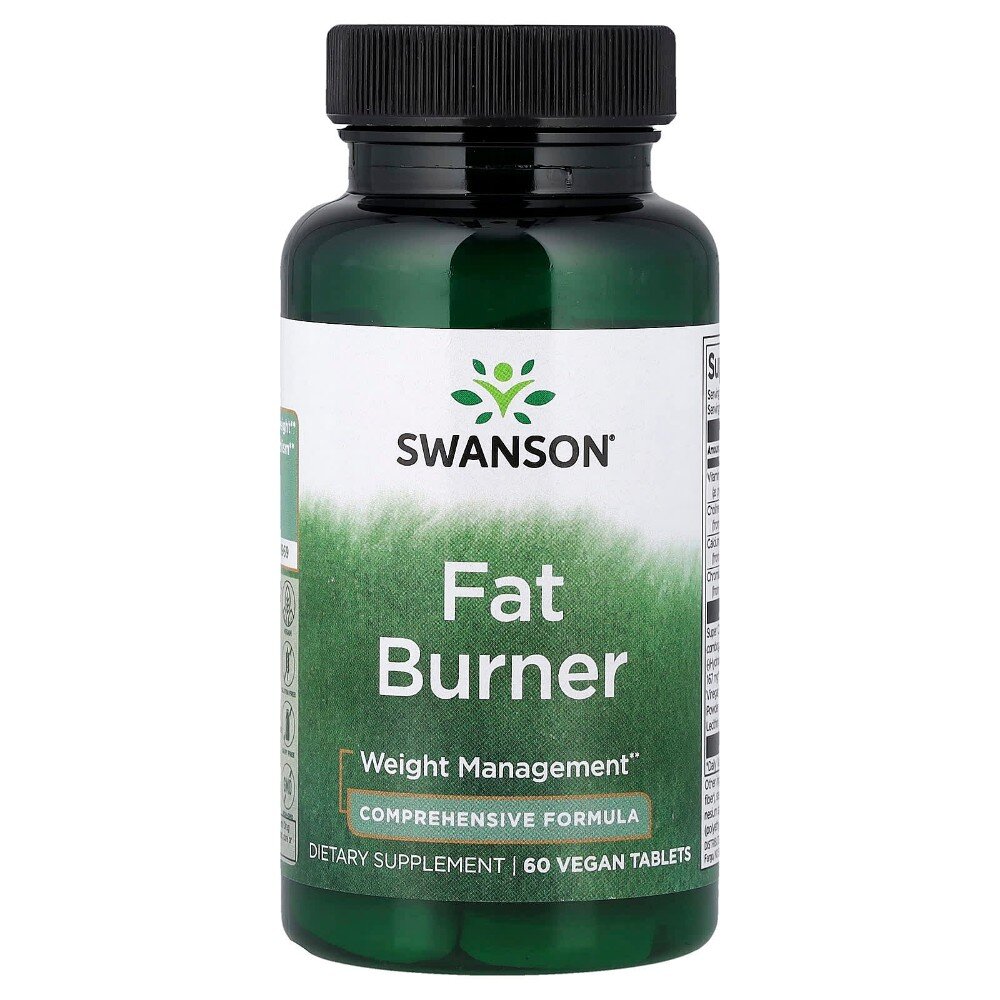 Жироспалювальний комплекс Swanson Fat Burner, 60 таблеток