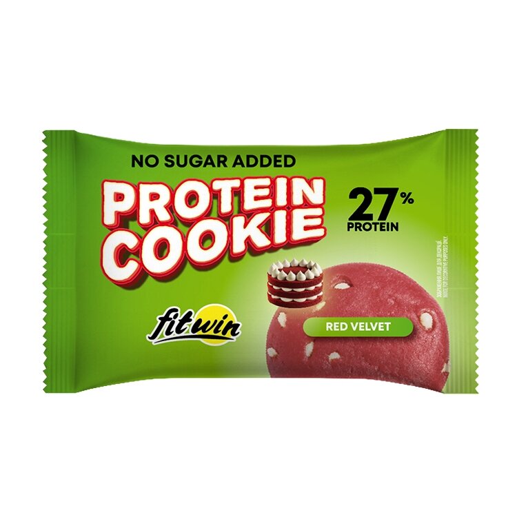 Протеїнове печиво FitWin Protein Cookie 27%, 40 грамів - Червоний оксамит
