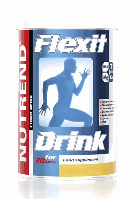 Препарат для суглобів і зв'язок Nutrend Flexit Drink, 400 грам - Полуниця