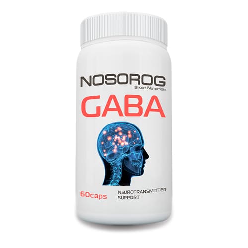 Амінокислота Nosorog GABA, 60 капсул