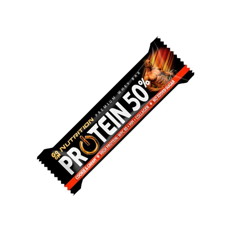 Батончик Go On Nutrition Protein 50%, 40 грам - Печиво-крем