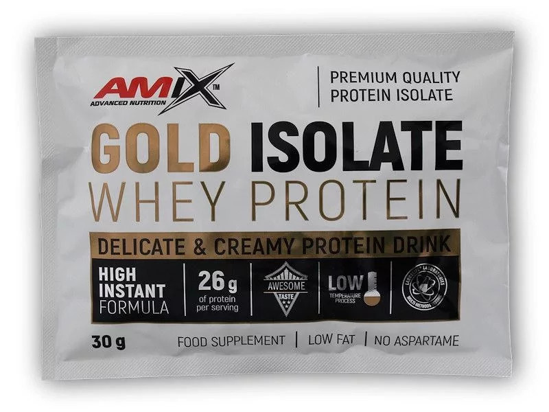 Протеїн AMIX Gold Whey Protein Isolate, 30 грам - Шоколад-арахісова паста