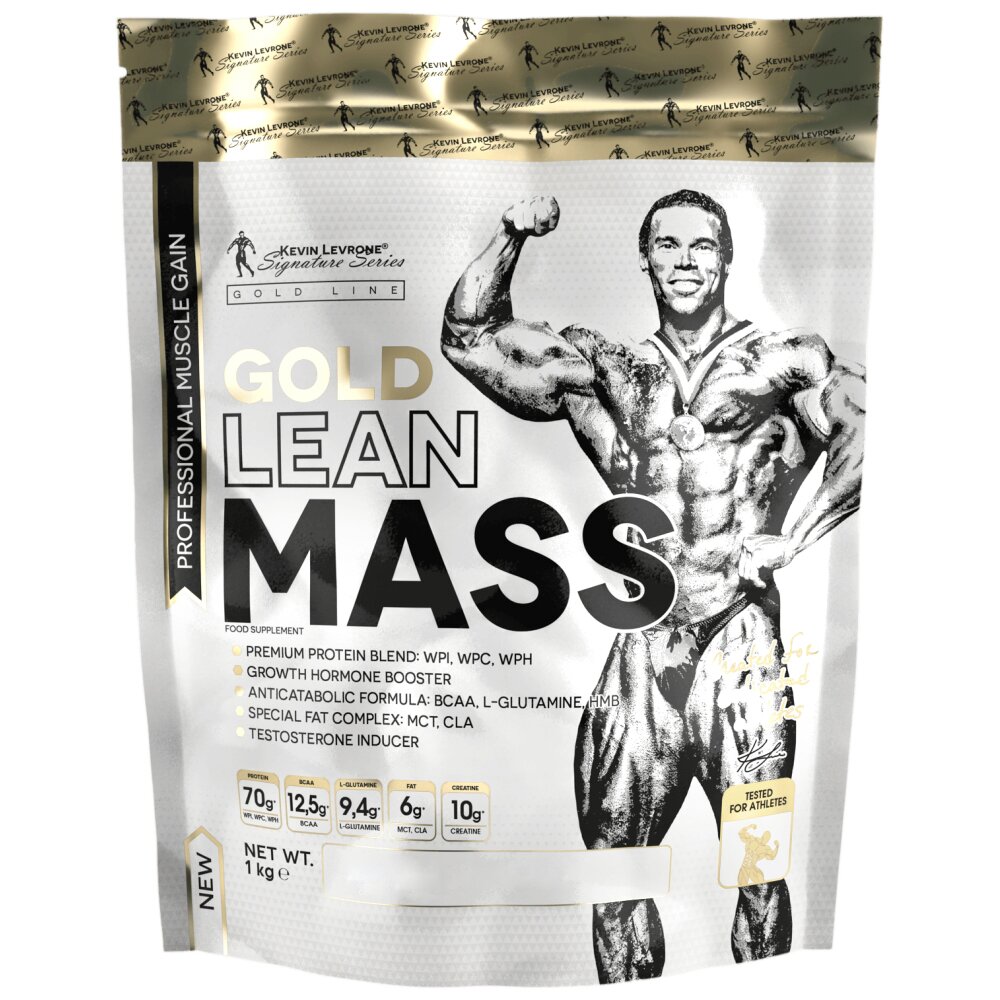 Гейнер Kevin Levrone Gold Line Gold Lean Mass, 1 кг - Шоколад