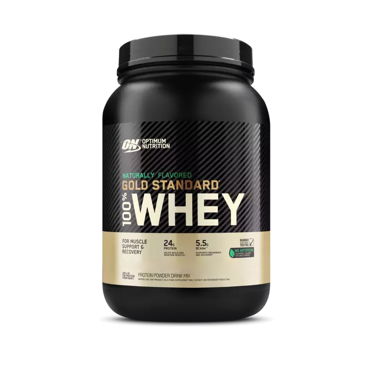 Протеїн Optimum Nutrition Naturally Flavored Gold Standard 100% Whey, 860 грам - Ваніль