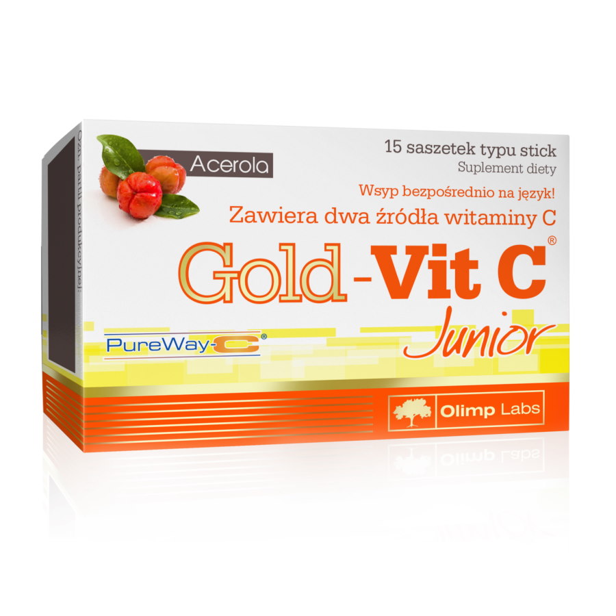 Вітаміни та мінерали Olimp Sport Nutrition Gold-Vit C Junior, 15 пакетиків