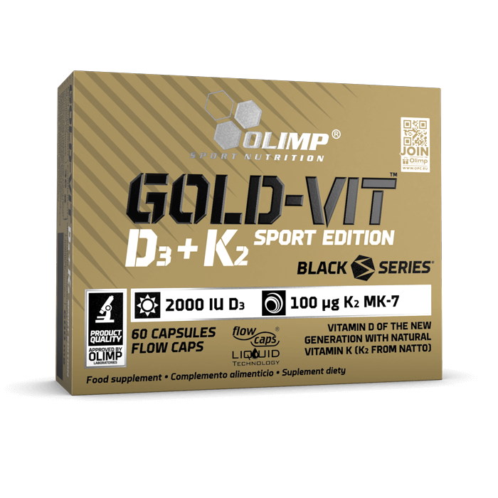 Вітаміни та мінерали Olimp Sport Nutrition Sport Edition Gold-Vit D3+K2, 60 капсул