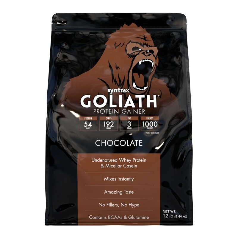 Гейнер Syntrax Goliath Protein Gainer, 5.44 кг - Шоколад