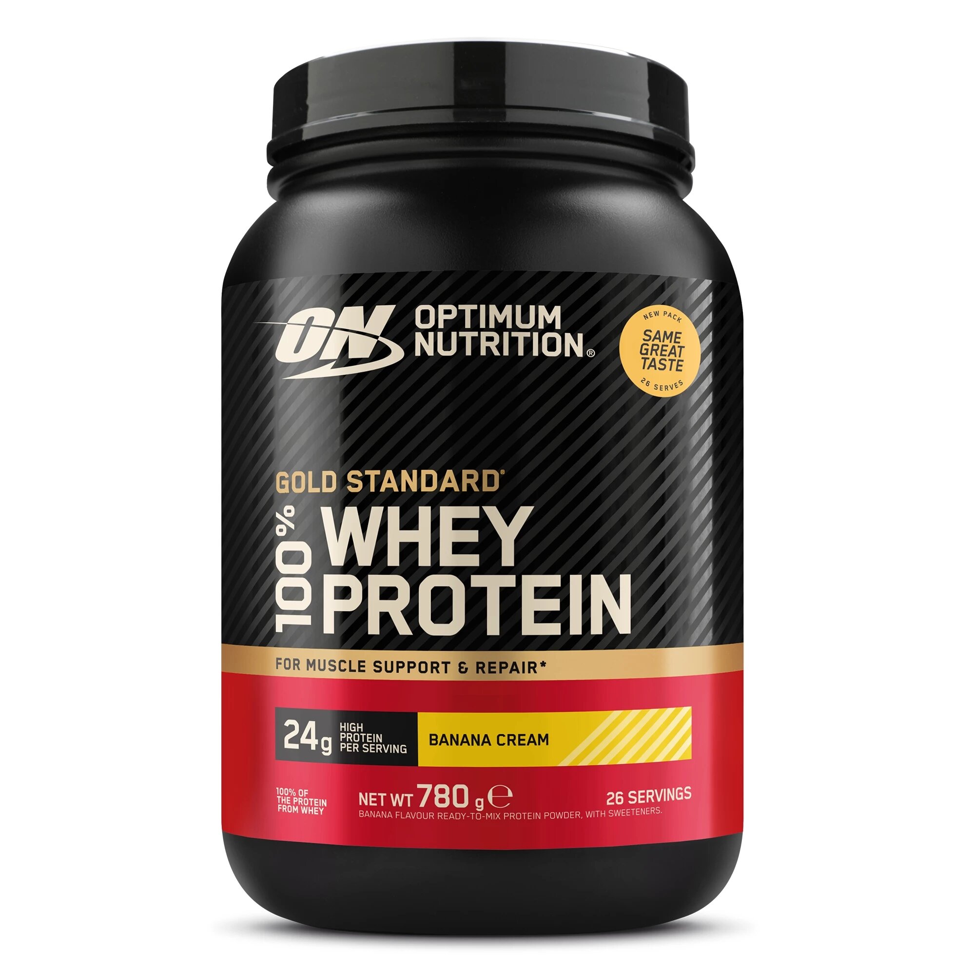 Сироватковий протеїн Optimum Nutrition Gold Standard 100% Whey EU, 780 грам - Банановий крем