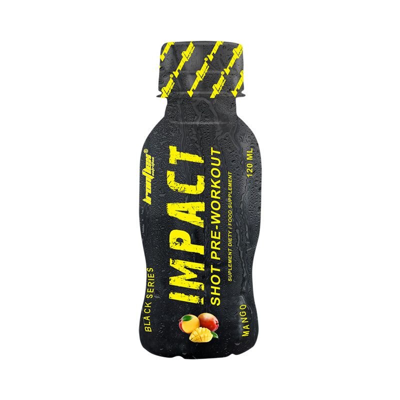 Передтренувальний комплекс IronFlex Impact Pre-Workout Shot, 120 мл - Манго