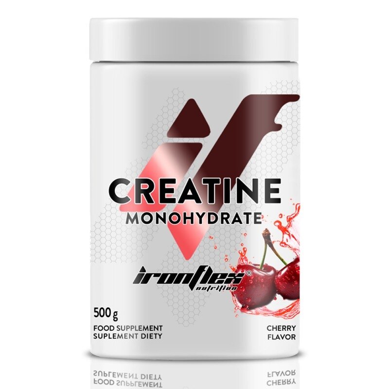 Креатин IronFlex Creatine Monohydrate, 500 грам - Вишня
