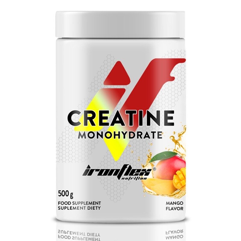Креатин IronFlex Creatine Monohydrate, 500 грам - Манго