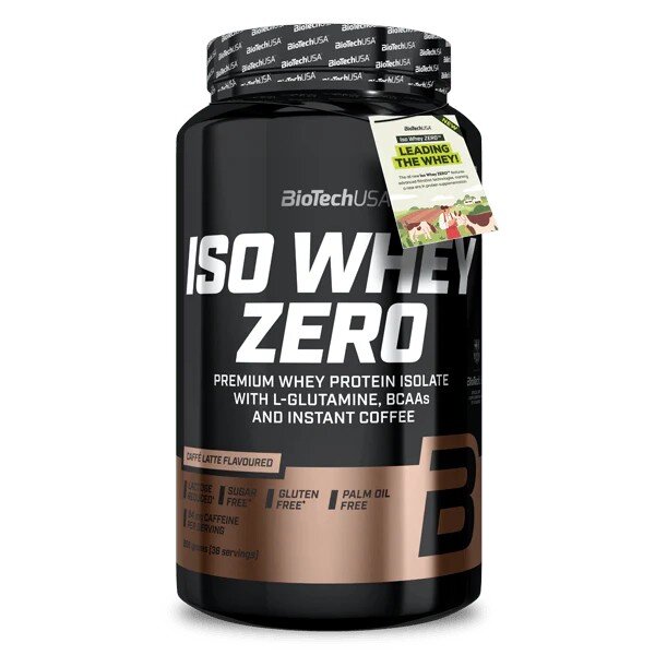 Протеїн BioTech Iso Whey Zero, 908 грам - Лате