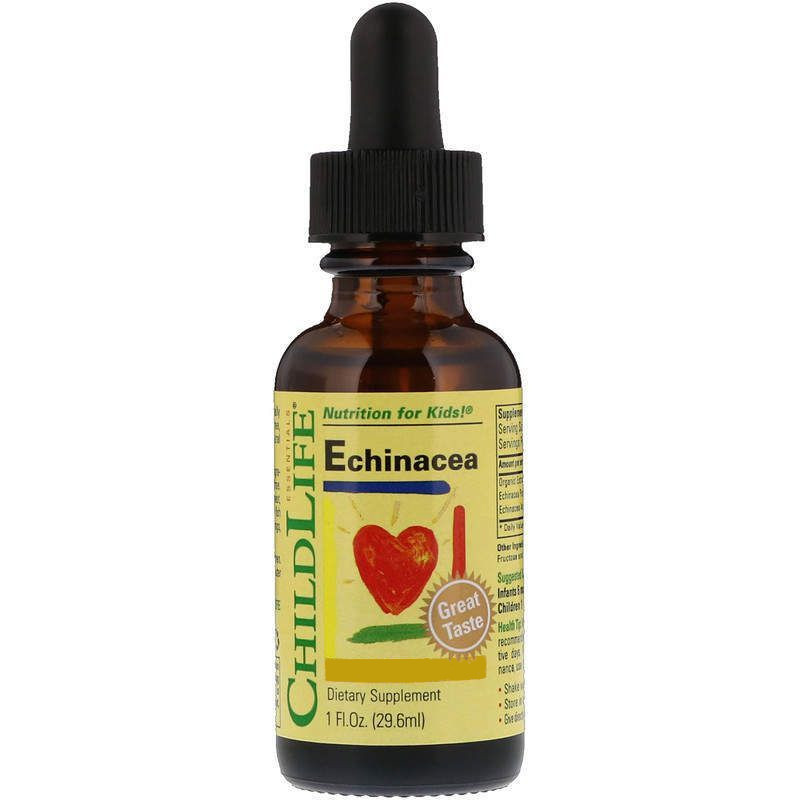 Натуральна добавка ChildLife Echinacea Liquid, 29.6 мл - Апельсин