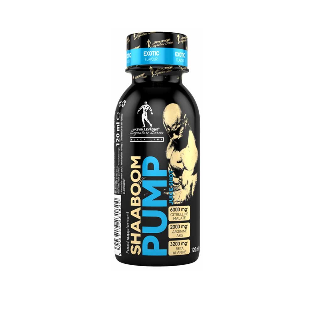Передтренувальний комплекс Kevin Levrone Shaaboom Pump Juice Shot, 120 мл - Екзотичний